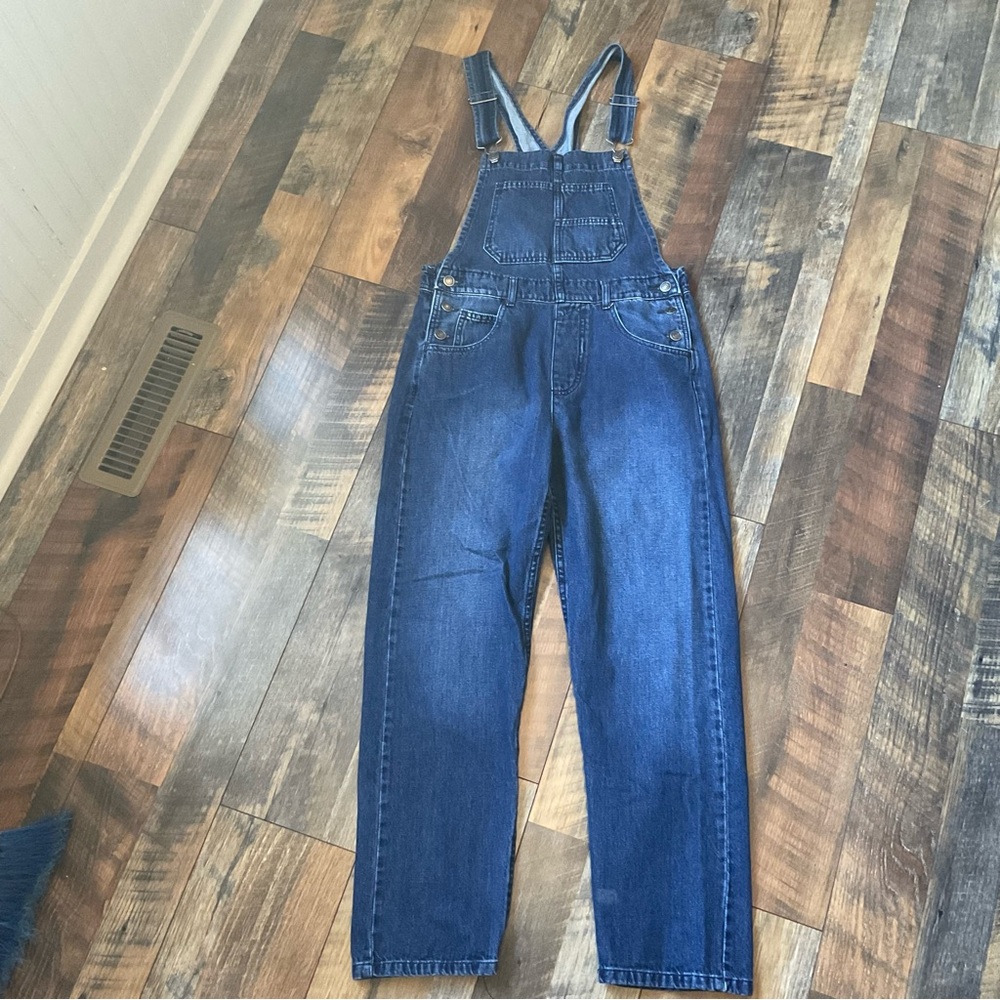 We the Free People Denim Jean Overalls XS - Picture 6 of 11